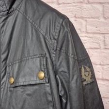 Giacca cerata nera Belstaff