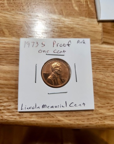 1973 red proof - 1973, one