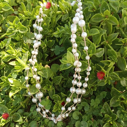 Collana perle vetro - perle,