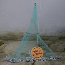 Rezzaglio 6 mt in  Nylon rete 15mm con anello e tiranti esca vivo