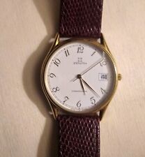 Zenith Cosmopolitan 34 mm, anni '80 laminato Oro, extra piatto 