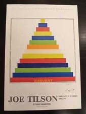 Joe Tilson, Milano 1974, studio Marconi poster