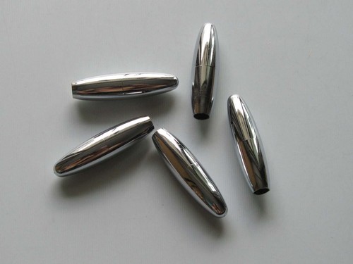 Confezione tappi cromati - tappi, 5mm