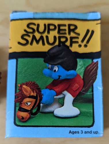 Super puffo figure box - puffo,