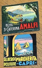 VECCHIA ETICHETTA BAGAGLIO