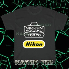 T-shirt americana logo Nikon fotocamera Nippon Kogaku Tokyo divertente taglia dalla S alla 5XL