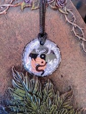 ciondolo orgonite YIN e YANG contro inquinamento elettrosmog ,reiki,yoga  