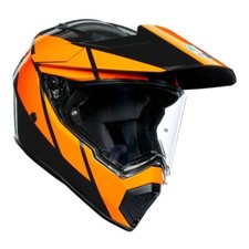 Casco moto AGV AX9 Trail Adventure arancione canna di fucile