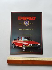 Bertone Ritmo Cabrio depliant originale italiano