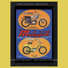 Anni ' 70  * Pubblicità Originale "Malaguti, Hombre E Totem Rally" Cornice