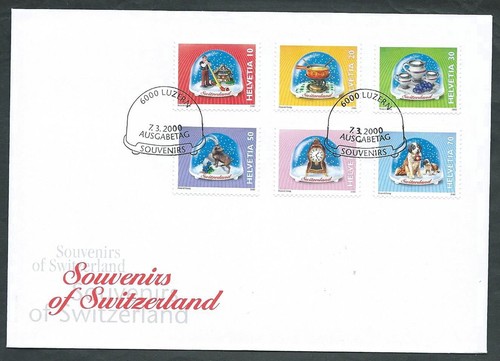2000 switzerland fdc glass - 2000,