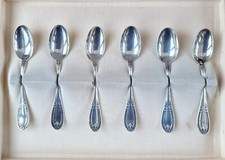 Servizio 6 cucchiaini argento