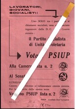 Partito Socialista di Unità Proletaria-Comitato Zona Lunigiana ( V 09 )