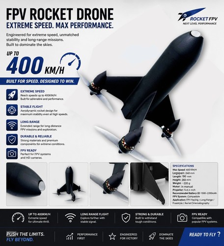 Telaio drone fpv stampato - drone,