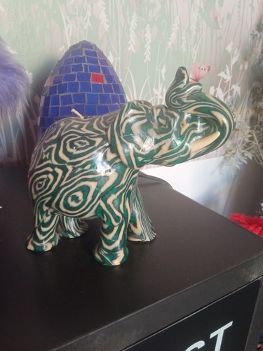 Elefante candela cera - elefante, in