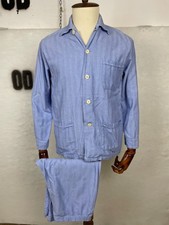 Pigiama Derek Rose London blu