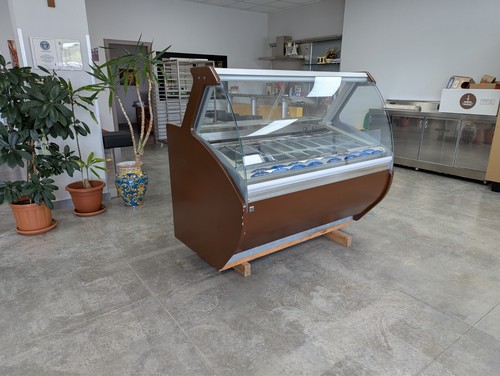 Vetrina refrigerata per gelati