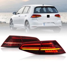 Coppia fanali posteriori FULL LED RED per VW Volkswagen Golf 7 MK7 MK7.5 2014-2020