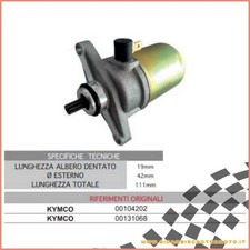 Motorino avviamento GARELLI