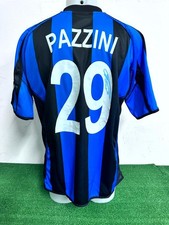 MAGLIA ATALANTA PAZZINI MATCH WORN INDOSSATA SHIRT JERSEY CAMISETA 2004/2005 COA