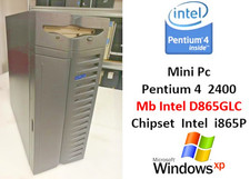 Mini Pc Intel Pentium 4 2.40GHz Ram 2Gb HDi 80Gb D865GLC porta COM Windows XP