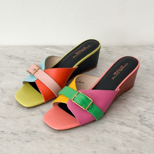 Sandali con zeppa charlotte - con,
