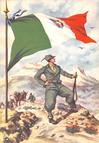 C4205 alpino con tricolore - alpino,