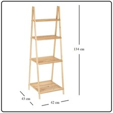scaffale 4 mensole legno
