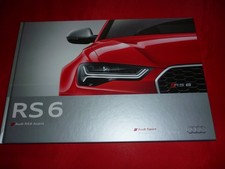 AUDI RS 6 C7 4G Avant Copertina Rigida Brochure Depliant Folletto dal 2014
