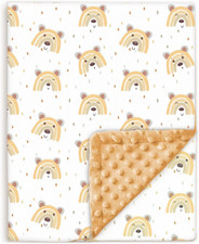 Copertina Neonato Invernale 75X100 - Coperta Pile Morbida per Bambini in Cotone 