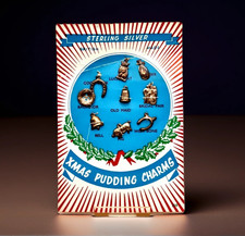 XMAS PUDDING CHARMS Sterling