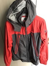 Giubbotto Giubbottino EDC Rosso Grigio Con Cappuccio 12-13 Anni