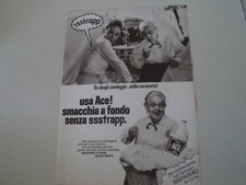 advertising Pubblicità 1979 ACE CANDEGGINA