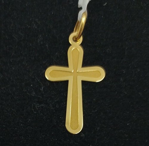 Pendente croce oro 18k 750 - in,