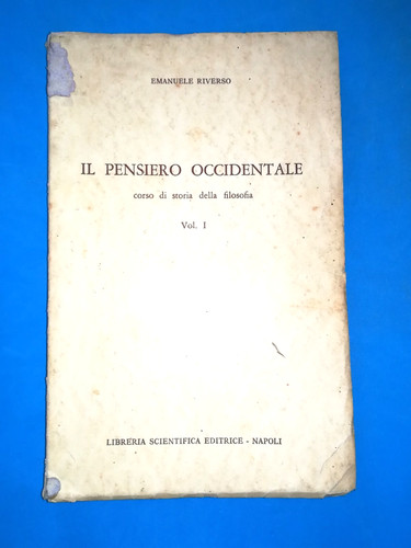 Pensiero occidentale volume - occidentale,