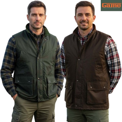 Gilet uomo gioco cera foderato