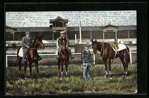 Cartolina cavalieri con