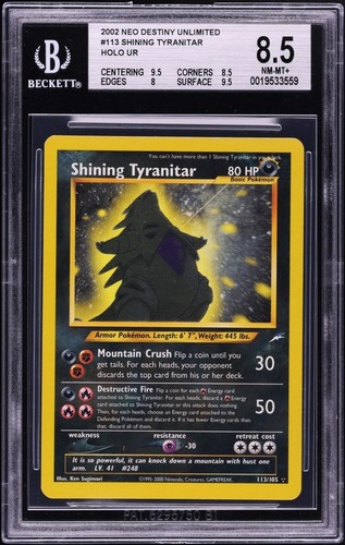 Shining tyranitar 113 - tyranitar, 113/105