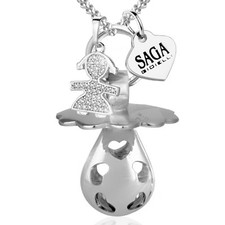 NOEMI GIOIELLI COLLANA CHIAMA ANGELI BOLA MESSICANA CIUCCIO CHARM BAMBINA