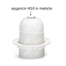 portalampada con ghiera E27