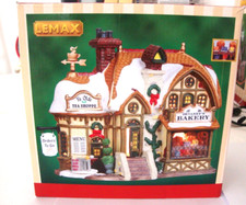 Villaggio Natale LEMAX casetta ceramica pasticceria illuminata Daveny's bakery