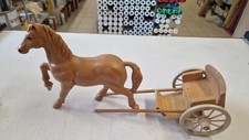 CAVALLO CON CALESSE PLASTICA E