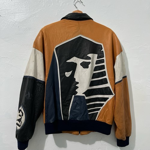Giacca pelle vintage tonio - di,