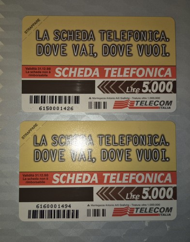 Schede telefoniche prove rare - telefoniche,