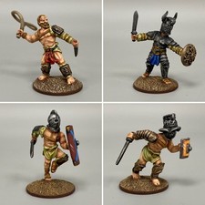 4X GLADIATORS JUGULA FAMILIA