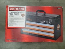 NUOVO Craftsman Harley Davidson Edition Cassetta degli attrezzi 3 cassetti 20,5”WX8,5”X12”H