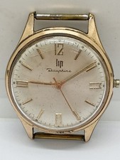 Orologio Vintage LiP Duphine Placcato Oro Cal. Molla principale bilancia RSC 553 GOOD 