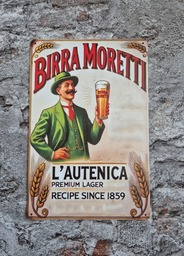 Insegna birra moretti premium - insegna,