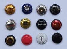 12 tappi capsule spumante vino frizzante champagne bevande birra vintage lotto Q