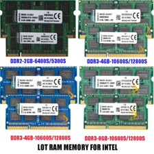 Kingston 2RX8 8 GB 4 GB 2 GB DDR3-12800S 10600S DDR2-6400S 5300S memoria RAM computer portatile